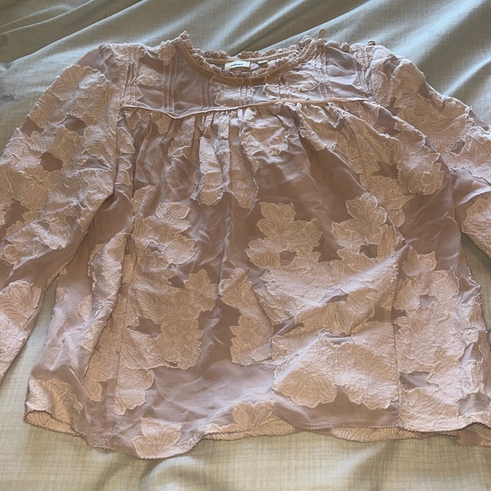 Aritzia Wilfred pink top XS